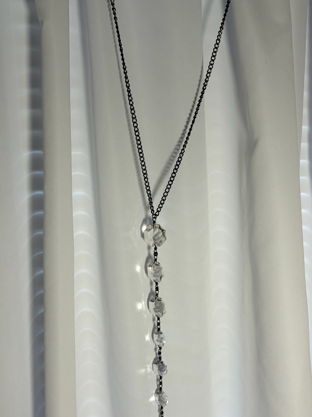 New John Wind Signature Collection At The Plaza Crystal Chandelier Necklace — image 4 of 6